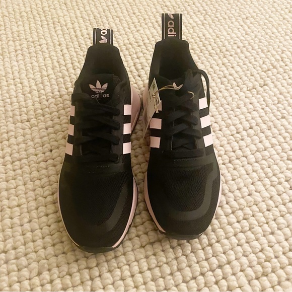 NWT Adidas MULTIX RUNNING SHOES black purple ArtGW3007 US3.5 - Picture 3 of 5